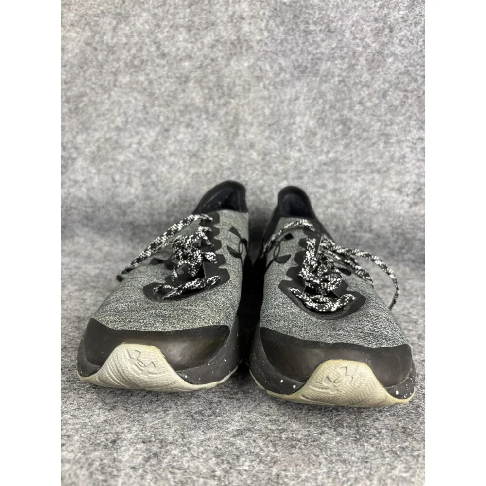 Under Armour Charged Running Shoes Womens Size 8.5 Gray Black‎ Athletic Trainers